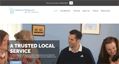 Desktop Screenshot of haslemerechiropractic.com